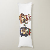 Cinco De Mayo Mops Body Pillow Seitenschläferkissen (Vorderseite Vertikal)