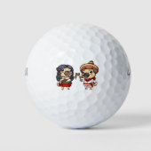 Cinco De Mayo Mops Golf Balls Golfball (Vorderseite)