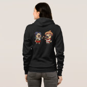 Cinco De Mayo Mops Hoodie #2 (Schwarz voll)