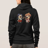 Cinco De Mayo Mops Hoodie #2 (Rückseite)