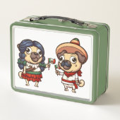 Cinco De Mayo Mops Lunchbox (Rückseite)