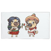 Cinco De Mayo Mops Pillowcases Kissenbezug (Vorderseite-Links)