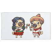 Cinco De Mayo Mops Pillowcases Kissenbezug (Vorderseite-Rechts)