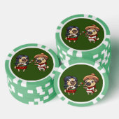 Cinco De Mayo Mops Poker Chips (Stapel)