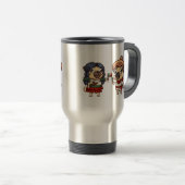 Cinco De Mayo Mops Travel Mug Reisebecher (VorderseiteRechts)