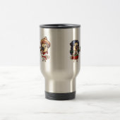 Cinco De Mayo Mops Travel Mug Reisebecher (Mittel)