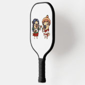 Cinco De Mayo Möpsen Pickleball Racket Schläger (Links)