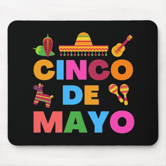 Cinco De Mayo Mousepad (Vorne)