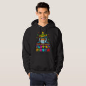 Cinco De Mayo Mustache Shark In Sombrero Let's Fie Hoodie (Vorne ganz)