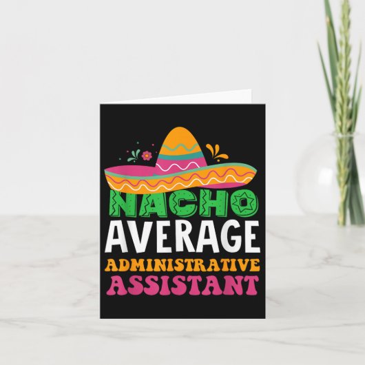 Cinco de Mayo, Nacho Average Administrative Istant Karte (Vorderseite)