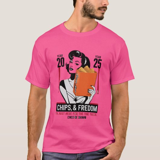 Cinco de Mayo - Nacho Average Fiesta T-Shirt (Vorderseite)