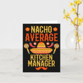 Cinco De Mayo Nacho Average Kitchen Manager Premiu Karte (Gelbe Blume)