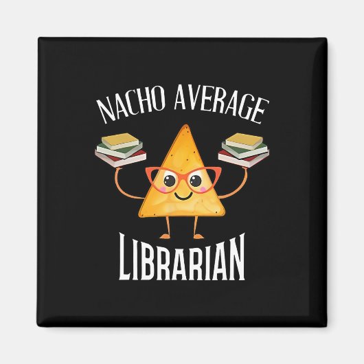 Cinco De Mayo Nacho Durchschnittlicher Bibliotheka Magnet (Vorne)