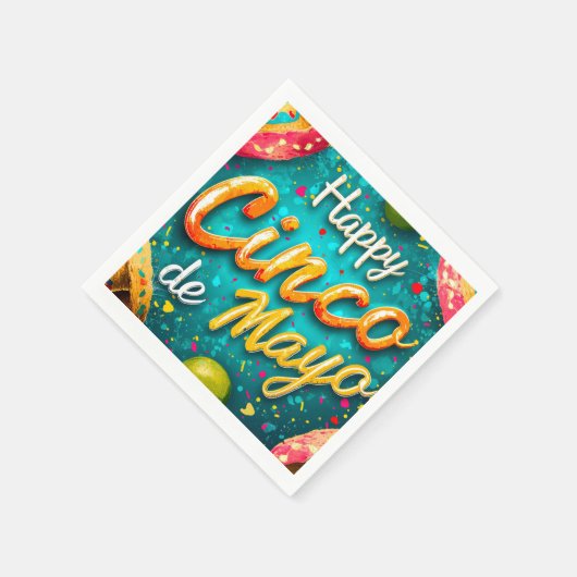Cinco de Mayo Napkin Serviette (Ecke)