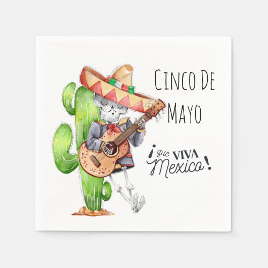 Cinco De Mayo Napkins Serviette (Vorderseite)