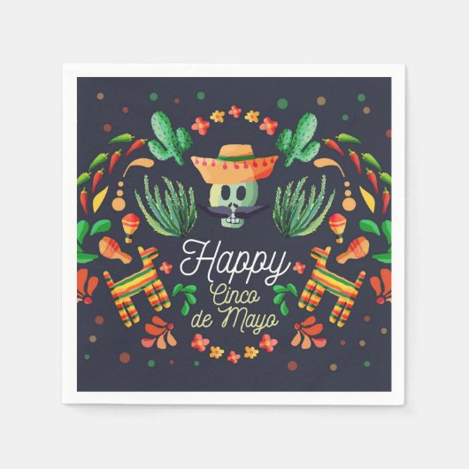 Cinco De Mayo Napkins Serviette (Vorderseite)