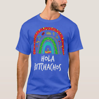 Cinco De Mayo Niedlich Rainbow Mexican Fiesta Hola T-Shirt
