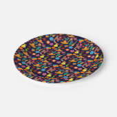 Cinco De Mayo niedliches Muster Pappteller (Schrägansicht)