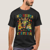 Cinco De Mayo No Siesta Lets Fiesta Cactus Funny K T-Shirt (Vorderseite)