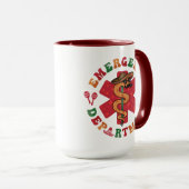 Cinco de Mayo Notfallabteilung Fiesta Krankenschwe Tasse (VorderseiteRechts)