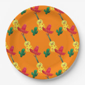 Cinco De Mayo Orange Pappteller (Vorderseite)
