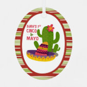 Cinco de mayo ornament aus metall (Rückseite)