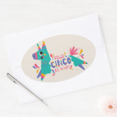 Cinco De Mayo Oval Sticker (Umschlag)