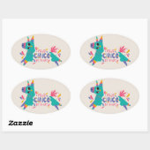 Cinco De Mayo Oval Sticker (Blatt)