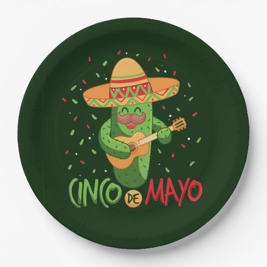Cinco De Mayo Papierplatte Pappteller (Vorderseite)