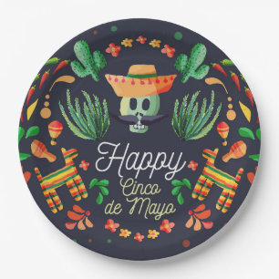 Cinco De Mayo Papierplatte Pappteller