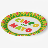 Cinco de Mayo Pappteller (Schrägansicht)