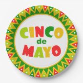 Cinco de Mayo Pappteller (Vorderseite)