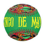 Cinco de Mayo Paprikaschoten Baseball (Rückseite)