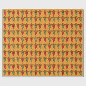 Cinco de Mayo Paprikaschoten Geschenkpapier (Flach)