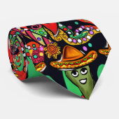 Cinco de Mayo Paprikaschoten Krawatte (Gerollt)