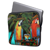 CINCO DE MAYO PARROTS LAPTOPSCHUTZHÜLLE (Vorderseite Links)