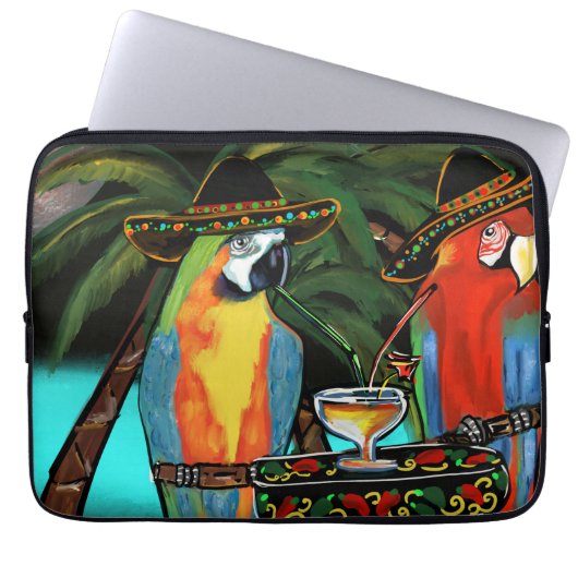 CINCO DE MAYO PARROTS LAPTOPSCHUTZHÜLLE (Vorderseite)