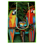 CINCO DE MAYO PARROTS MITTLERE GESCHENKTÜTE (Rückseite)