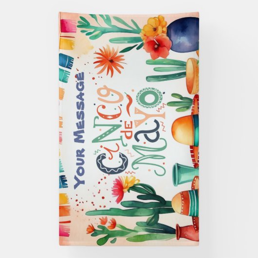 Cinco De Mayo Party Banner (Vertikal)