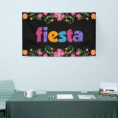 Cinco de Mayo Party Banner - Lebendige Blumenmuste (Messeveranstaltung)
