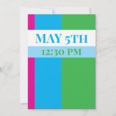 Cinco De Mayo Party  Einladung (Rückseite)