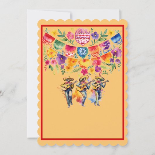 Cinco De Mayo Party Einladung (Rückseite)