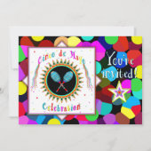 Cinco de Mayo Party Einladung - Feierlich, farbenf (Vorderseite)