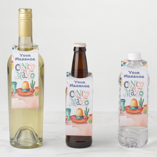 Cinco De Mayo Party Flaschenanhänger (Beispiel)