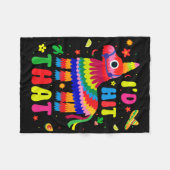 Cinco De Mayo-Party Ich Würde Diese Piñatas Treffe Fleecedecke (Vorderseite (Horizontal))