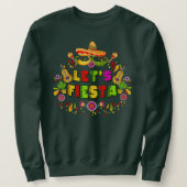 Cinco De Mayo Party Lets Fiesta Mexican  Sweatshirt (Design vorne)