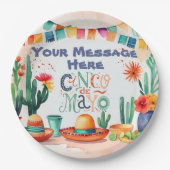 Cinco De Mayo Party Pappteller (Vorderseite)