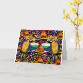 Cinco De Mayo  Party Parrot Karte (Gelbe Blume)