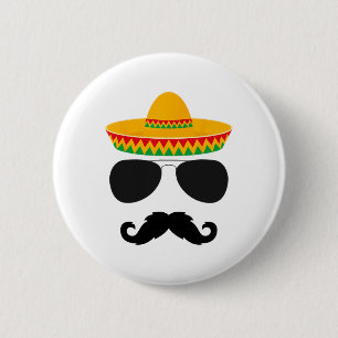 Cinco De Mayo Party Shirts Funny Cinco De Mayo Mus Button