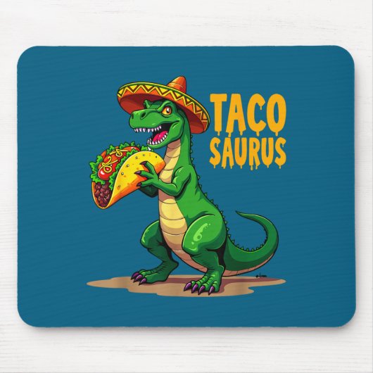 Cinco de Mayo-Party T-Rex Hut Tacosaurus Mousepad (Vorne)
